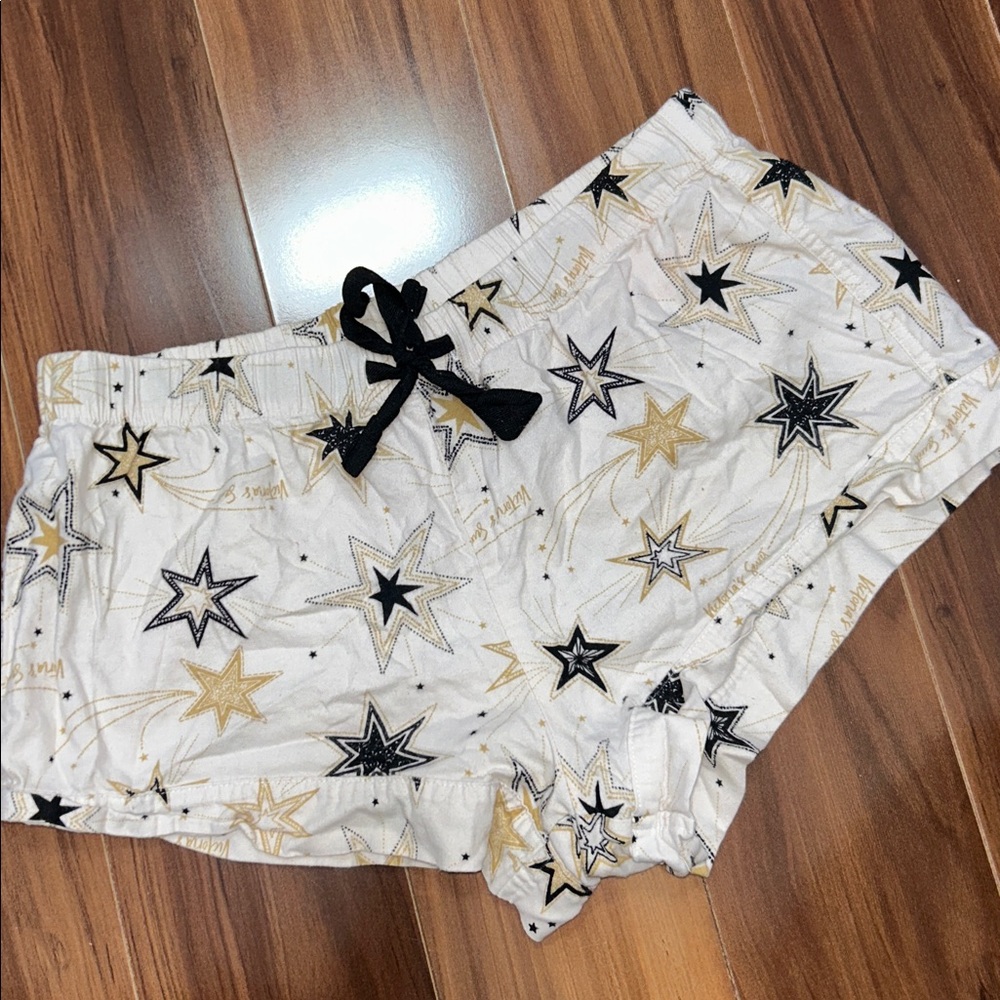 Small Victoria’s Secret stars pajama sleep shorts